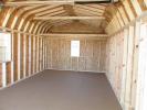 12X24 VINYL DUTCH GARAGE INSIDE VIEW